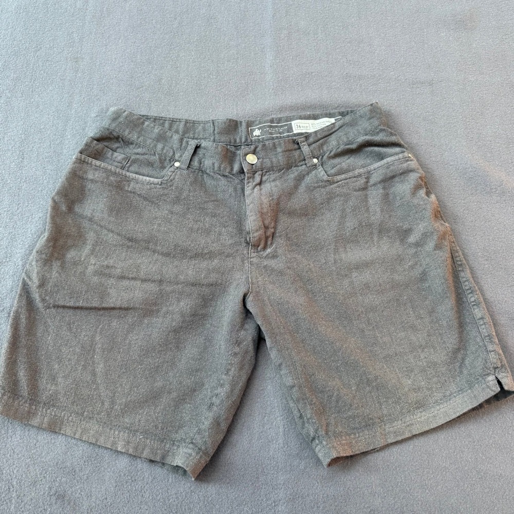 Woolly Clothing Co Longhaul Merino Wool Shorts Mens 36 Charcoal Grey Heathered